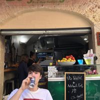 Outside  at Le Falafel in Nice