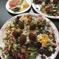 Falafel plate  at Le Falafel in Nice