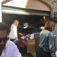 Outside at Le Falafel in Nice