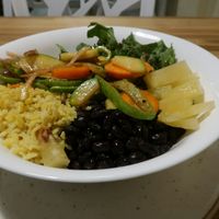 Main course at The Food Studio in Mindo