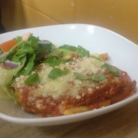 Vegan lasagne at Italia Pizza & Pasta in Currimundi