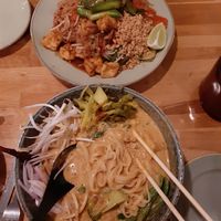 Pad thai and vegan curry at Lemongrass in Annapolis