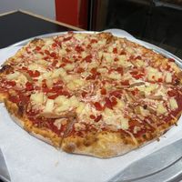 Great vegan pizza  at Troy's Italian Kitchen in Arlington