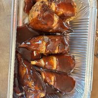BBQ wings   at Troy's Italian Kitchen in Arlington