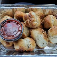 Vegan garlic knots. Amazing at Troy's Italian Kitchen in Arlington