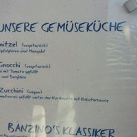 Speisekarte Auszug at Banzino im Hotel zur Post in Bansin