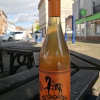 Orange wine at The Healthy Life Company in Devizes
