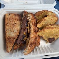 Patty melt, quesadilla  at Go Vegan San Antonio in San Antonio