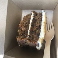 Carrot cake  at The Blue Bell in New Quay