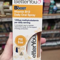 B12 spray at Nourish - Wicklow St in Dublin