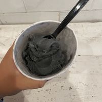 Charcoal ice cream at Sweet Soul in Tampa