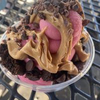 Season Strawberry ice cream   at Sweet Soul in Tampa