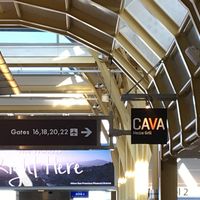 Near Gate 16 in Terminal 2 at DCA - CAVA - TB in Arlington