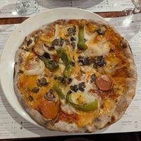 Due Mila pizza at Il Focolaio in Montreal