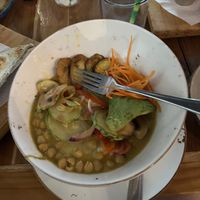 Chickpea curry  at Sibu Cafe in Uvita