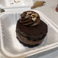 Vegan dark chocolate cake  at Sibu Cafe in Uvita