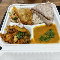 Vegan Thali at Manjit's Kitchen in Leeds