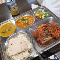 Vegan Thali at Manjit's Kitchen in Leeds