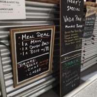 Menu at Manjit's Kitchen in Leeds