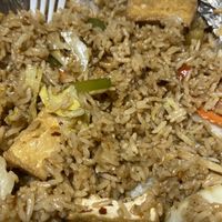 Pineapple fried rice with tofu, regular hot level  at Thai Time in Jackson