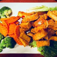Three Spice Tamarind Tofu at Thai Time in Jackson