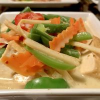 Green curry  at Thai Time in Jackson