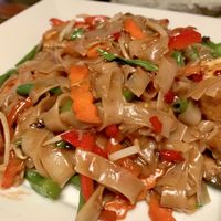 Drunken noodle at Thai Time in Jackson