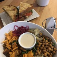 Buddha bowl  at Uprooted Market & Cafe in Musquodoboit Harbour