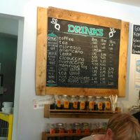 Drink menu at Uprooted Market & Cafe in Musquodoboit Harbour