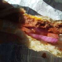 Inside the beyond Burger at Sheetz in Cambridge