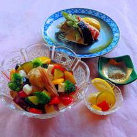 Japanese vegan bowl at Kawagoe Kou Sushi in Kawagoe