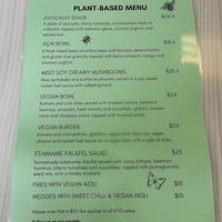 Current menu (9/11/24) at Kings Garden Cafe in Henderson