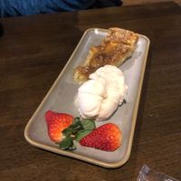 Apple caramel pie   at The White Horse in Saintfield