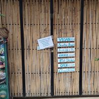 Closure notice at Blossom Cafe in Pai