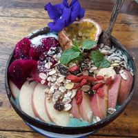 Minty Blues smoothie bowl at Blossom Cafe in Pai