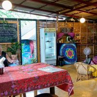 Interior at Blossom Cafe in Pai