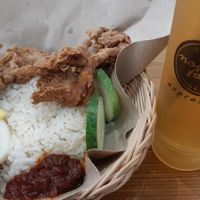 Nasi lemak at Noodle Face - City Square in Johor Bahru