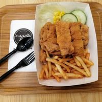 American mushrooms steak with fries at Noodle Face - City Square in Johor Bahru