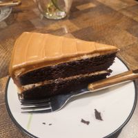 Salted caramel cake at Rumah Juliet in Jakarta