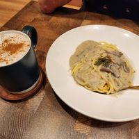 Mushroom alfredo at Rumah Juliet in Jakarta