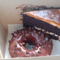 Salted Caramel Cake & Double Chocochip Doughnut at Rumah Juliet in Jakarta