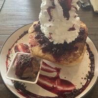 Black Forest pancakes  at Gorilla Kitchen in Auckland