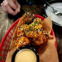 Mushrooms w/Spicy Asian Seasme seeds at Gorilla Kitchen in Auckland