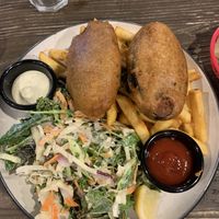 Fish and chips  at Gorilla Kitchen in Auckland