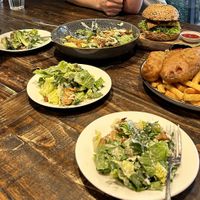 BBQ chickun cheese, chickun seize her, phush n chups.  at Gorilla Kitchen in Auckland