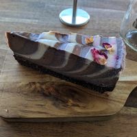 Divine cheesecake at Gorilla Kitchen in Auckland