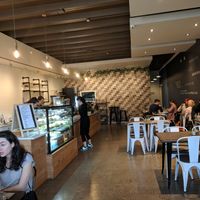 Great table tops! at Gorilla Kitchen in Auckland