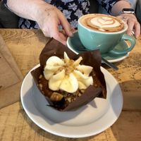 Vegan carrot cake   at Boo's Kitchen in Mumbles