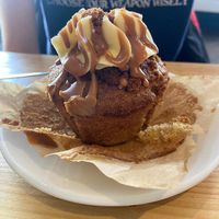 Lotus Biscoff vegan cake at Boo's Kitchen in Mumbles