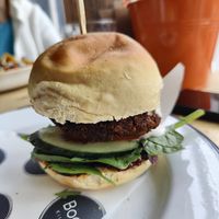 boo's house burger at Boo's Kitchen in Mumbles